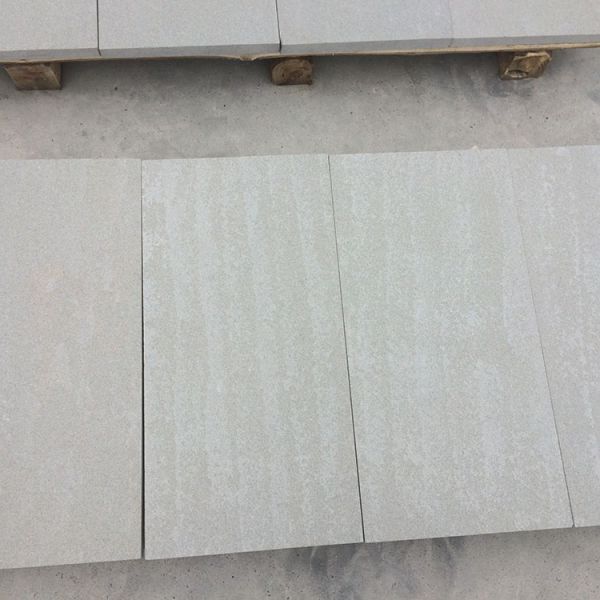 Chinese Dark Grey Sandstone Flamed Finish For Step Low price slabs outdoor tiles paving grey sandstone for sale