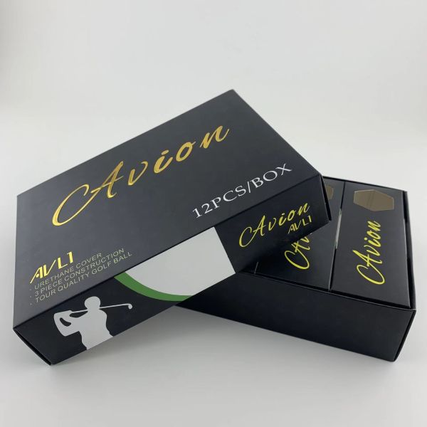 7-15 Days Production Time Golf Ball Gift Fancy Packaging Box with Lamination Glossy Or Matte Finish