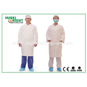 Tyvek Disposable Lab Coats With Korean Collar And Zip