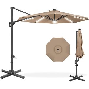 Canopy, Cantilever Umbrella Hanging Umbrellas, Fade Resistance & Water-repellent