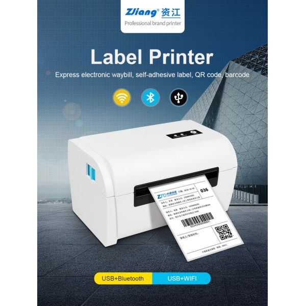 ODM USB Blue Tooth Wifi Lan Shipping 4 Inch Label Printer For Waybill