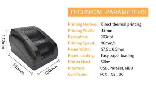 58mm Thermal Label Printing Machine