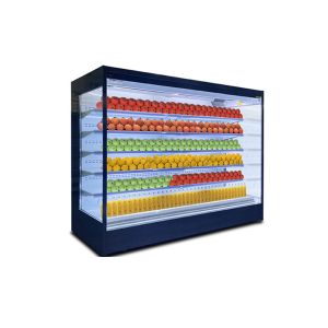 Remote Cooling Multideck Open Chiller Semi Vertical For Hotel