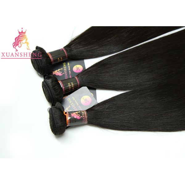 Cuticle Aligned Virgin Hair Peruvian Straight Hair Bundles 8"-30" Length