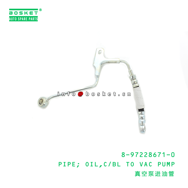 8-97228671-0 Cylinder Block To Oil Vacuum Pump 8972286710 For ISUZU NPR 4HE1