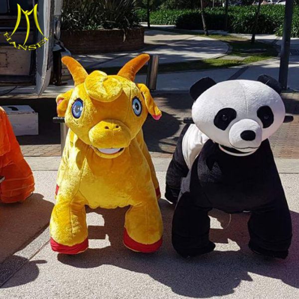 Buy Hansel  children electrical vehicle coin operated ride animal scooters in mall at wholesale prices