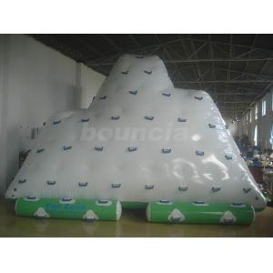 One Side Sliding and Three Sides Climbing Inflatable Water Iceberg