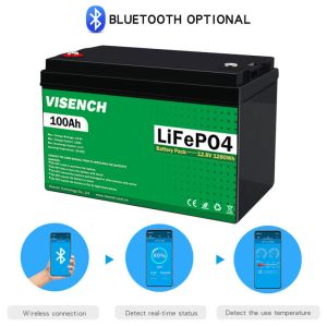 Visench Direct factory high quality 12v 100ah 5KWH 10KWH Solar Lifepo4