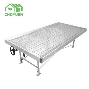 Quality 1.2mm White Garden Plant Benches For Botanical Gardens for sale