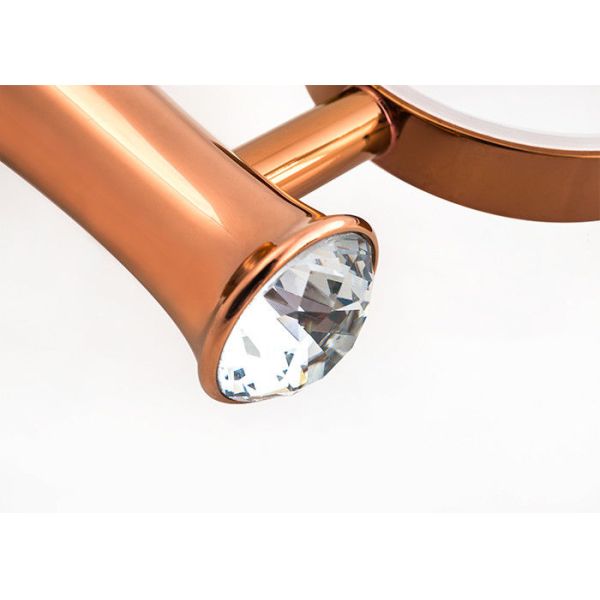 Classic Design Wall mounted Bathroom Accessories Soap Holder Zinc Alloy and Crystal