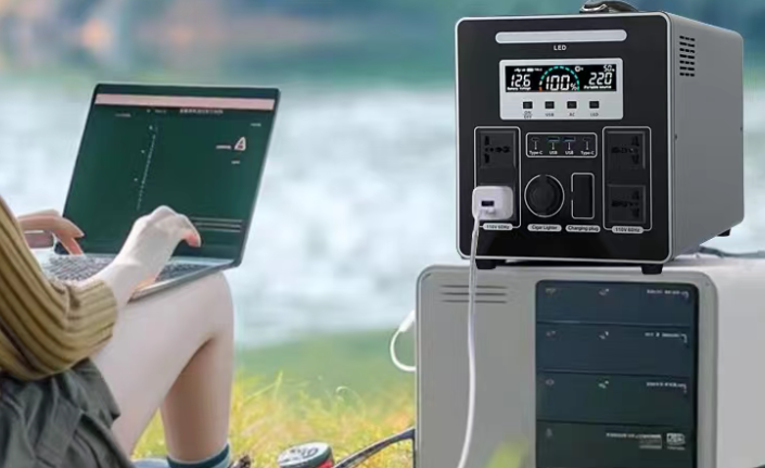 YF04 2000W Solar Generator 2048Wh Portable Power Station With Wheels 4000W Peak