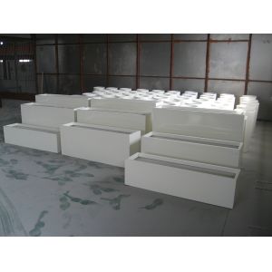 Large Stock Fiberglass Plant Pot Fiberglass Flower Planters Matte Glossy