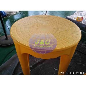Rotational Moulding Products Round Plastic Table Made By Die Casting Rotomolding