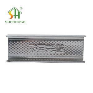 Aluminum Alloy Partition Wall System Zinc Coated Gypsum Board Track