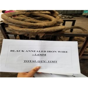 BWG16 Wire Thickness Black Annealed Steel Wire 25kg/Roll Weight For Construction