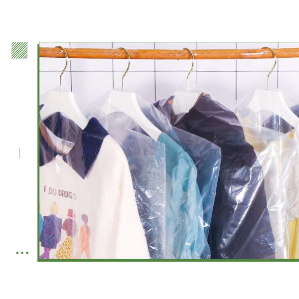 Dry Cleaning Plastic Bags for Protective Clothing Storage Dustproof and Waterproof