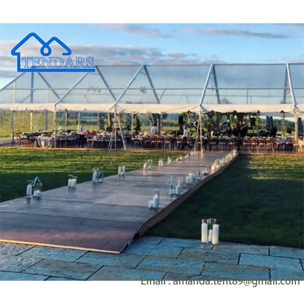 Buy Waterproof, Fire-retardant, Sunlight proof Custom Clear Span Transparent Party Tent For  outdoor events at wholesale prices