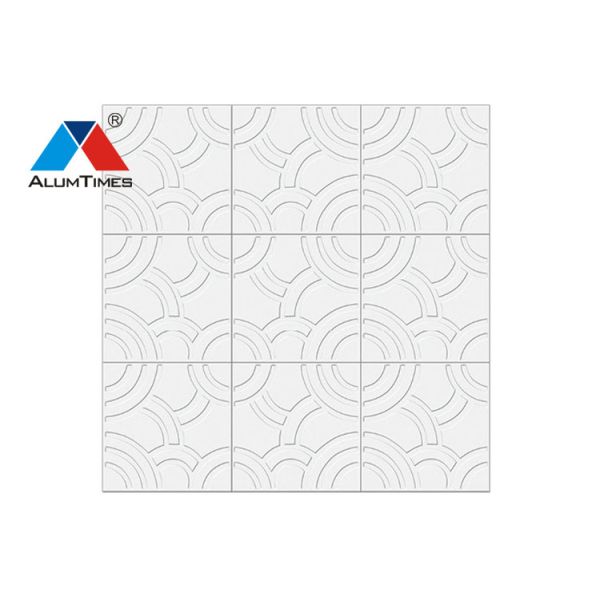 Buy 800×800mm Aluminium Perforated Ceiling With 0.7mm Thickness Beveled Edge at wholesale prices