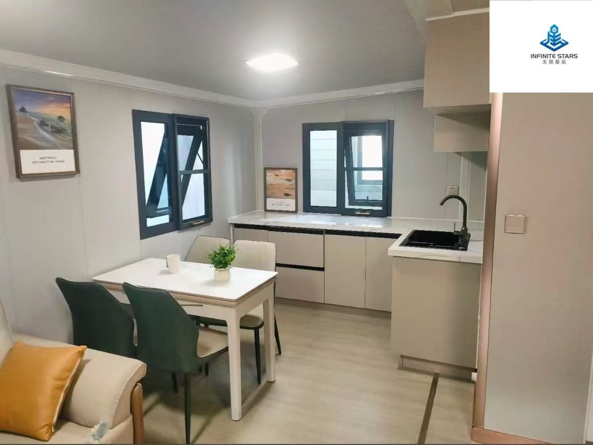 Space Expansion Foldable Expandable Container House With Double Wing Folding