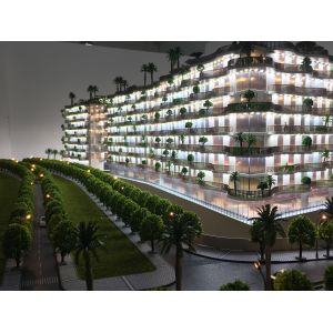 Machine Cut Acrylic Architecture Model , Modern Architecture Model Building