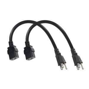 Quality NEMA 5-15P to IEC C19 Power Cord 14AWG for Servers and PDUs for sale