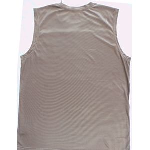 Lightweight Knitting Interlock Fabric Cut Off Muscle Shirt Round Neck