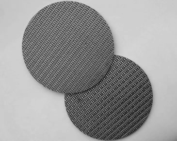 Circular Fine Stainless Steel Filter Mesh Disc 304 316 Wire Diameter 0.025-2.0mm