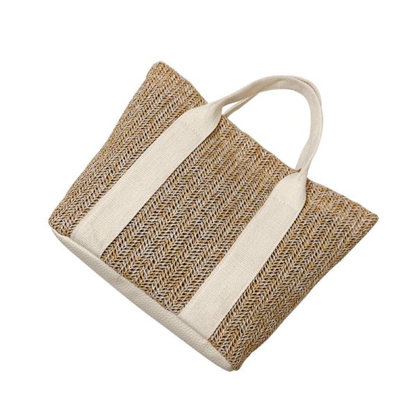 Spring And Summer Straw Beach Bag Suitable For Travel Holiday