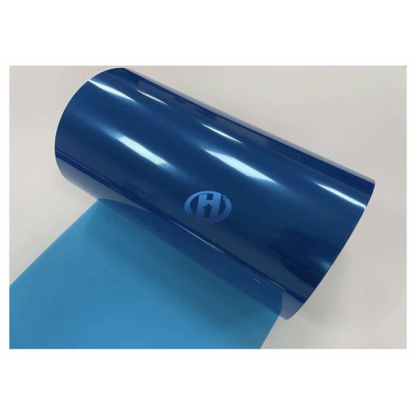 50 μm PET Blue Anti Static Film mainly used as waste discharge films in 3C industries