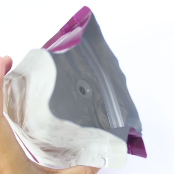 OEM Logo Coffee Stand Up Pouch With Easy Tear Zipper Moisture Proof