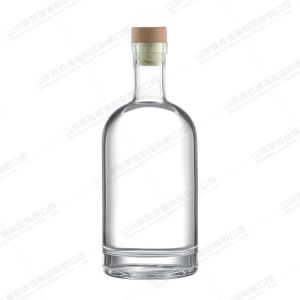 700ml Alcoholic Pink Gin London Spirit with Sliver Cap and Rubber Stopper Sealing Type