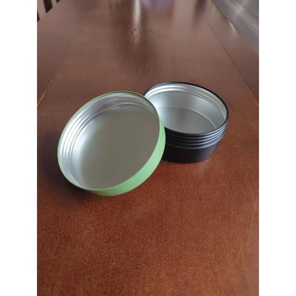Food Grade 0.5L 500ml Big Aluminum Tin Box Tin Container Tin Jar With Screw Lid
