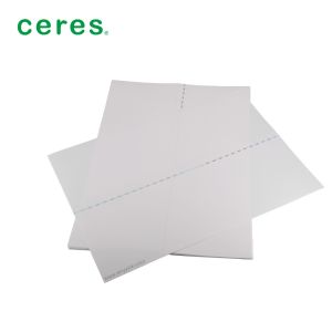 Quality 120 Gram A4 Security Paper With Open Window Colorful Thread for sale