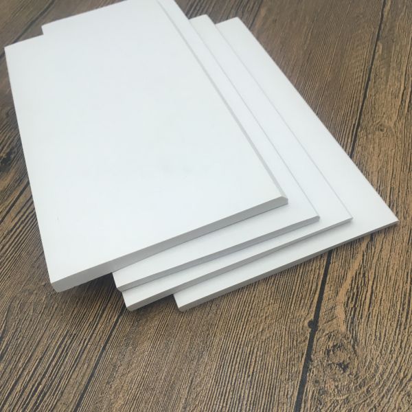 Customize Size Wall Skirting Board Anti-slip Waterproof High Density PVC