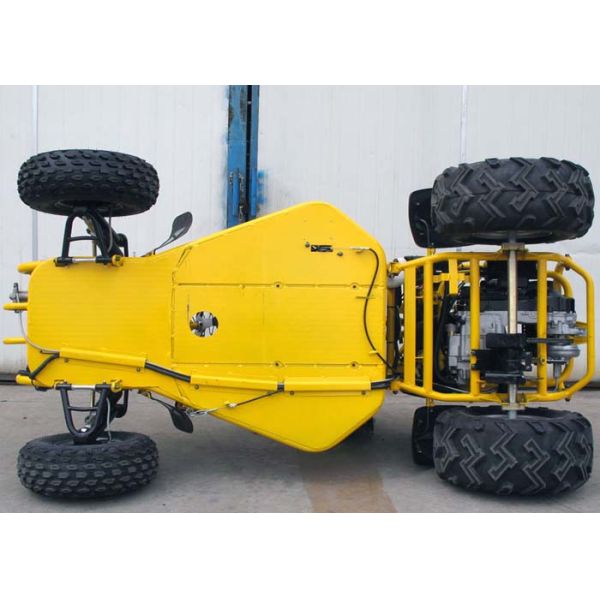 Off Road Kart For Rainy Day , 250cc Go Kart Water Cooled With 3 Headlight Net / Fender