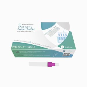 Quality 15-20 Minutes Factory price SARS-CoV-2 Antigen Test Set Kit Nasopharyngeal Swab 5 piece for sale