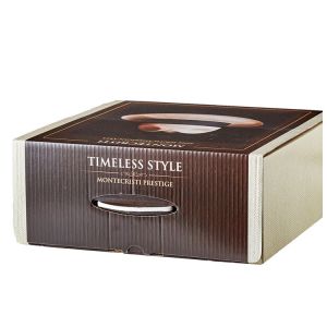 Custom Printed Black Cardboard Large Big Fedora Cap Hat Packaging Shipping Box