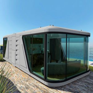 Modern Container Space Capsule Mobile Home Bed Tiny House Capsule