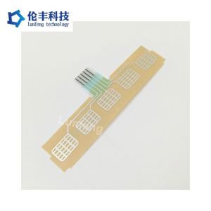 Quality Customized Flat Membrane Switch with 3M9080 Adhesive and Silkscreen Printing for sale