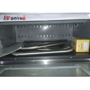 Kitchen Double Layer Six Trays Gas Baking Oven Stainless Steel