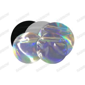 Custom Shape Mylar Food Pouches See Through Die Cut Stand Up Pouch