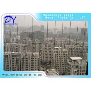 Fixed Invisible Grille 7X7 Stainless Steel Wire Rope Home Protection
