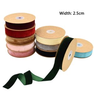 Wholesale Black And White Stretch Double Sided Tape Velvet Ribbon