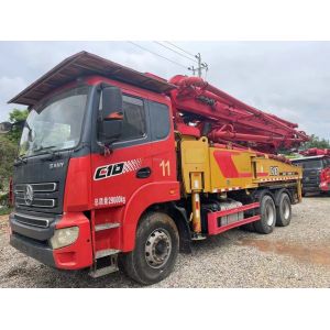 2021 Years Used Concrete Pump Truck with 2.6mm Vibrating Amplitude and 42.5m
