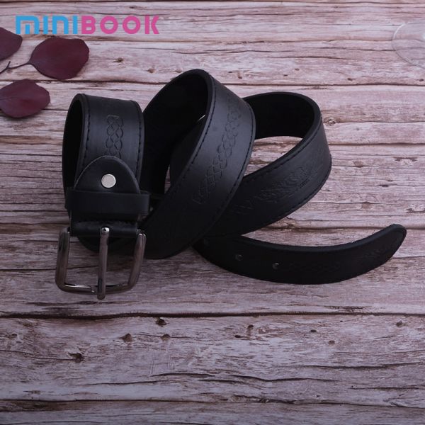 Daily Life Essential Unisex Leather Wallet with Engraved Watch Band and ID Card Holder