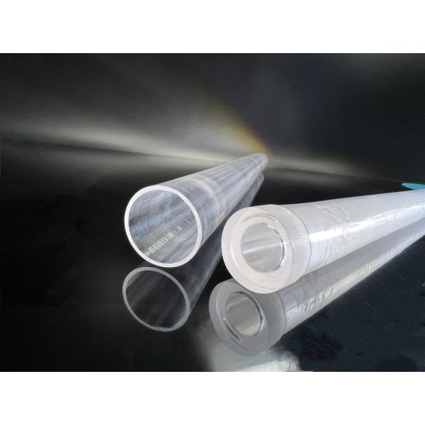 Buy Al2O3 Monocrystalline Sapphire Glass Pipe Transparent Thermocouple Protection Tubes at wholesale prices