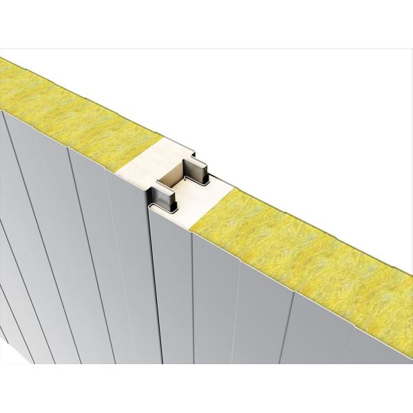 Buy Soundproof RAL Glasswool Sandwich Panel Heat Insulation 64kg/m3 at wholesale prices