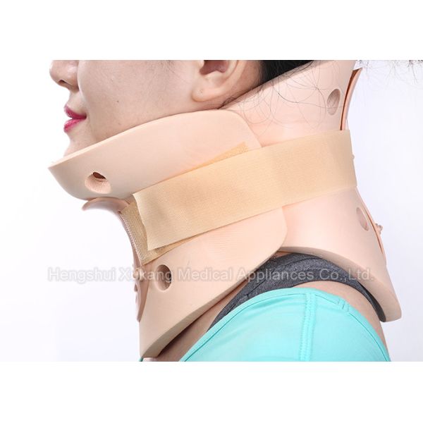 Skin Color Waterproof Cervical Collar Eliminate Tissue Edema Enviromental Friendly