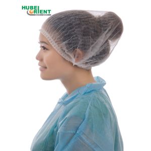 Disposable PP Non Woven Bouffant Cap With Double Elastic