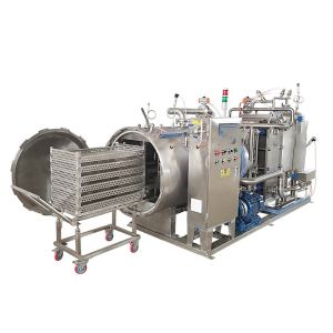 Semi Automatic Industrial Size Autoclave Horizontal For Food Sterilization